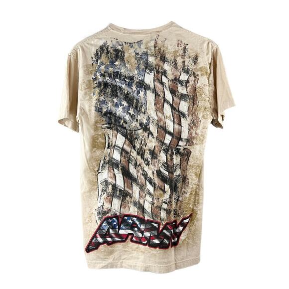 Apprime Courage Above All Army Flag T-Shirt Men's Size M - Picture 2 of 4